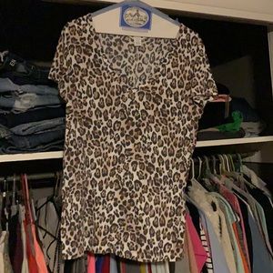 Victoria’s Secret leopard print top